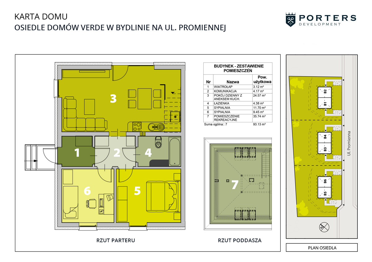 Osiedle Verde - plan i karta lokalu